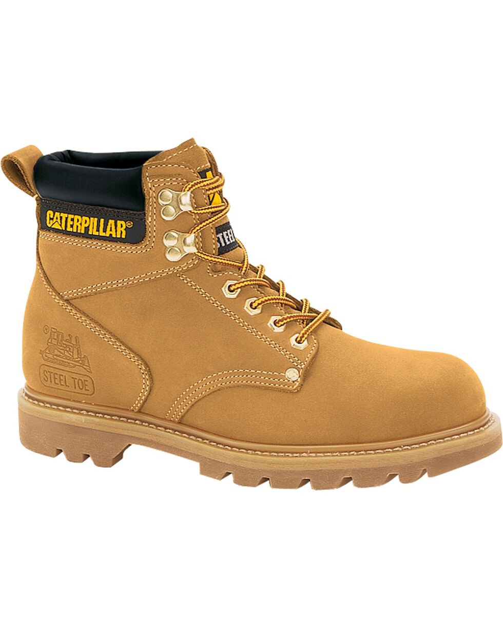 Caterpillar Cat Holton miel SB Safety Steel Toe Work Boot P708215